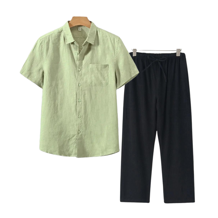 Monaco - Linen Men Set (Shirt + Pants)