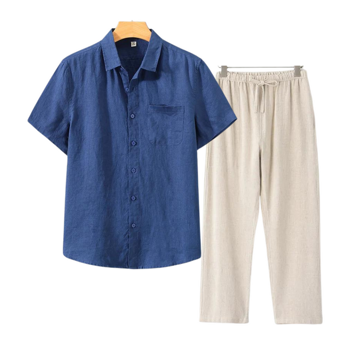 Monaco - Linen Men Set (Shirt + Pants)