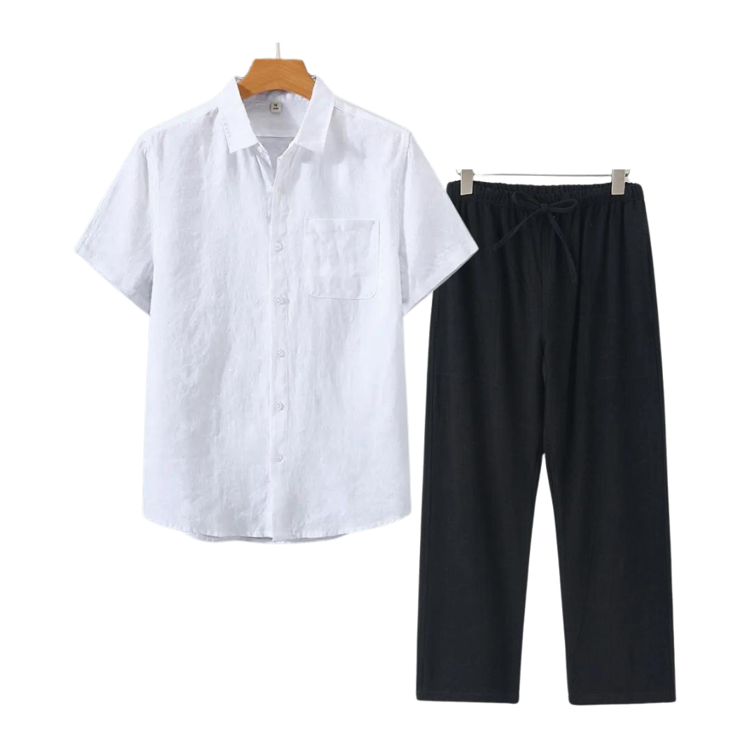 Monaco - Linen Men Set (Shirt + Pants)