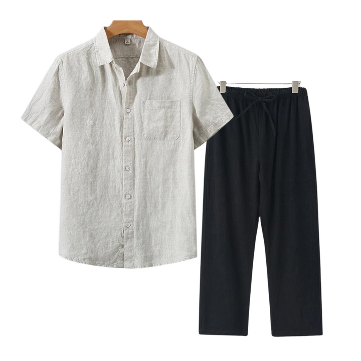 Monaco - Linen Men Set (Shirt + Pants)