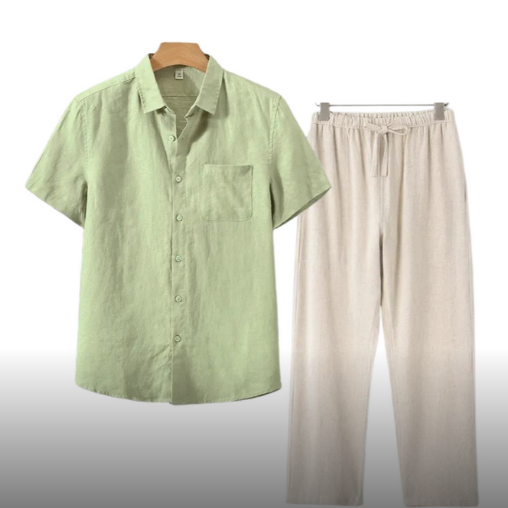 Monaco - Linen Men Set (Shirt + Pants)